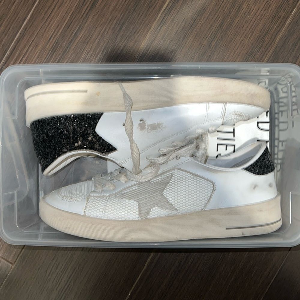 GOLDEN GOOSE Stardan Leather Low-Top Sneakers - Picture 6 of 13